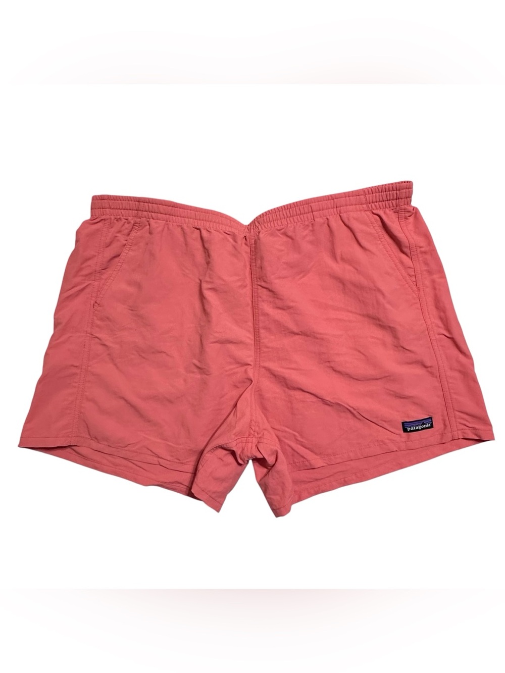 Patagonia NWT Barely Baggies 5” Shorts In Coral Sz.XL Gorpcore Resortwear Beach